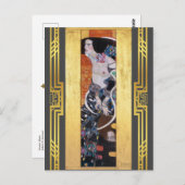 クリムト復元ジュディスIIサロメアールヌーボー ポストカード (正面/裏面)