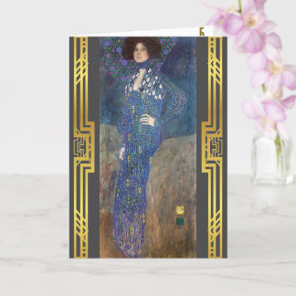クリムト復元ポートレートエミリ絵画ーFloge カード
