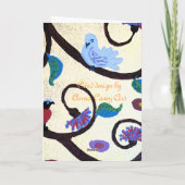 クリムト木 カード (裏面)