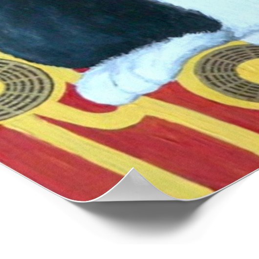 クリムト猫 ポスター (角)