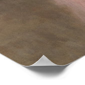 クリムト開花牧草地フローラ景観プリント ポスター (角)