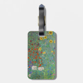 クリムト – お花付きカントリーガーデン – QRコード ラゲッジタグ (裏面縦)