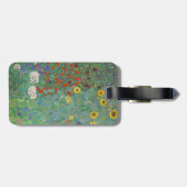 クリムト – お花付きカントリーガーデン – QRコード ラゲッジタグ (裏面横)