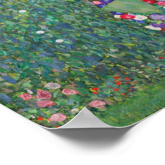 クリムト – ひまわり ポスター (角)