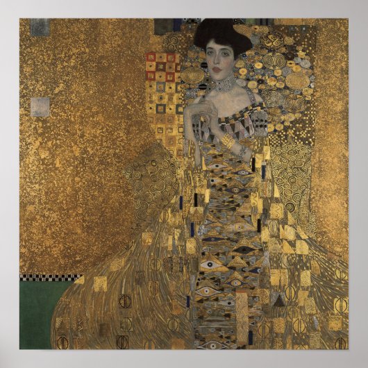 クリムト - アデル・ブロッホ=バウアー1907 ポスター (正面)