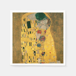 クリムト//キス絵画の スタンダードカクテルナプキン