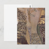 クリムト，グスタフワッセルシュランゲンI （フレンディネンI）Th ポストカード (正面/裏面)