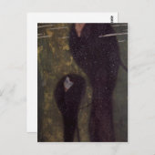 クリムト、グスタフ 『シレーヌ』 1889年 テクニック?ル・オーフ・レ ポストカード (正面/裏面)