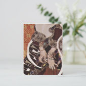 クリムト、グスタフ 『ユーディット』 1909年 テクニック ?l auf Leinwan ポストカード (スタンド正面)