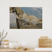 クリムト:ディオニュソスの祭壇(詳細), 1886-1887 ポスター (キッチン)