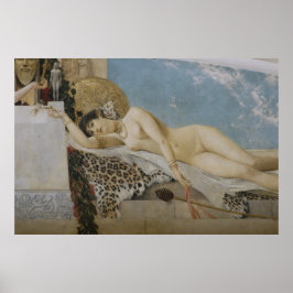 クリムト：ディオニュソスの祭壇(詳細), 1886-1887 ポスター