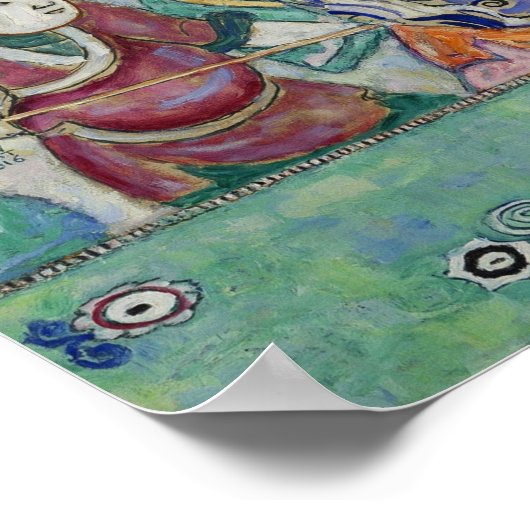 クリムト – フリードライクマリアビールポートレート ポスター (角)