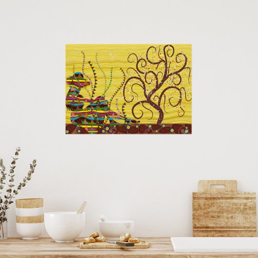 クリムト ポスター (キッチン)