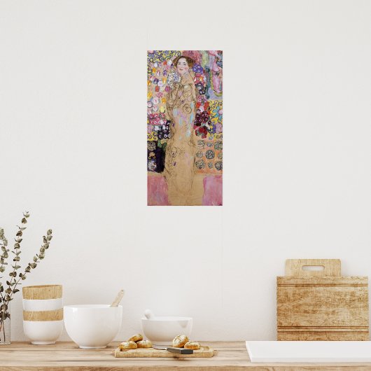 クリムト – マリア・ムンクポートレート(未完) 1918 ポスター (キッチン)