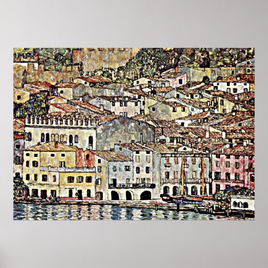 クリムト – マルセシネオンガルダ湖 ポスター (正面)