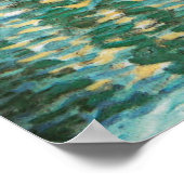 クリムト「マルセシン・オン・ガルダ湖」 ポスター (角)