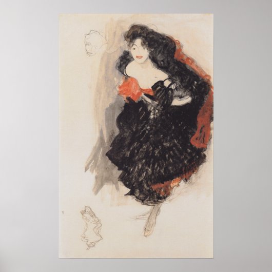 クリムト-勉強オンゲマルデジュディス1908 ポスター (正面)