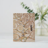 クリムト – 植物テンプレートStocletfries ポストカード (スタンド正面)