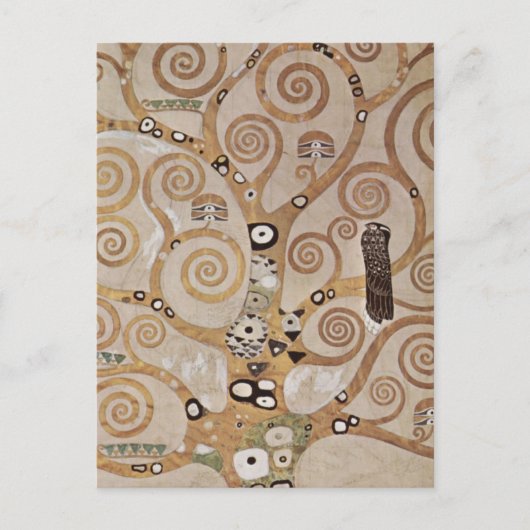 クリムト – 植物テンプレートStocletfries ポストカード (正面)