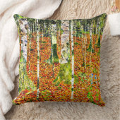 クリムト-樺の木フォレ絵画スト、ズバイGustavクリムト クッション (ブランケット)