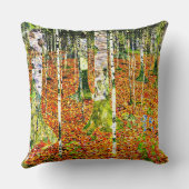 クリムト-樺の木フォレ絵画スト、ズバイGustavクリムト クッション (裏面)