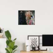 クリムト – 死と生命 ポスター (ホームオフィス)