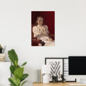 クリムト – 着席した少女 ポスター (ホームオフィス)