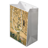 クリムト – 磁気カードの木 ミディアムペーパーバッグ (裏面アングル)