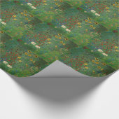 クリムト「花園」庭園花フローラ ラッピングペーパー (角)