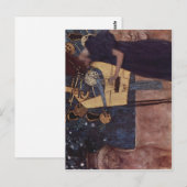 クリムト, Gustav Die Musik 1895テクニック？l auf Lein ポストカード (正面/裏面)