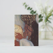 クリムト、Gustav Goldfische Goldfish Espa?ol: Carpa d ポストカード (スタンド正面)