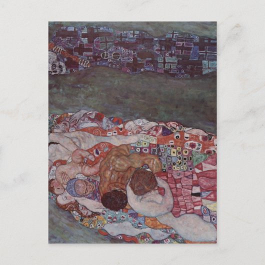 クリムト、Gustav Leben und Tod 1908-1911 Technique ?l ポストカード (正面)