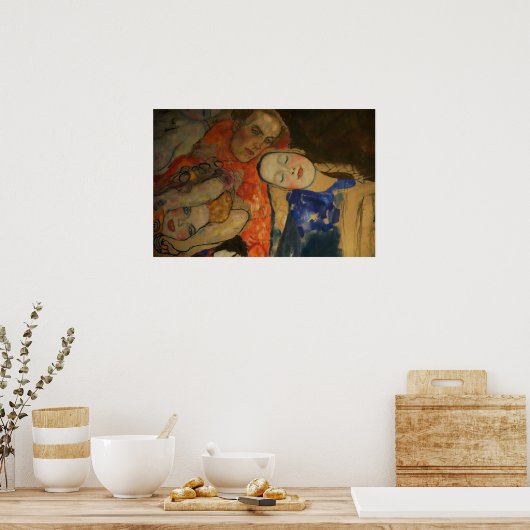 クリムト- The Bride 1917 ポスター (キッチン)