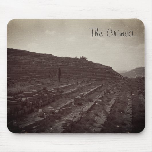 クリメアマウスの円形劇場の石灰岩の採石場 マウスパッド (正面)