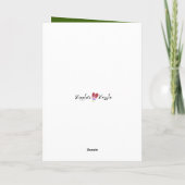 クリメリースマス·ホリデイ·おもしろい·グリーティング カード (裏面)