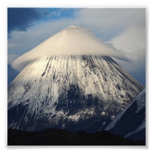 クリュシェフスカヤソープカマウンテン フォトプリント            (正面)