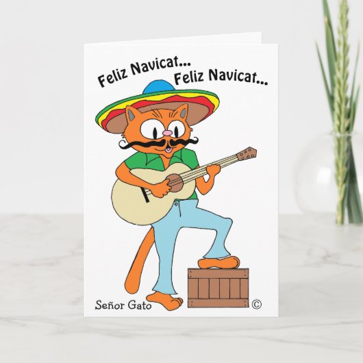 クリユーモアのあるスマスカードセナーガトメオイカトマス カード (正面)