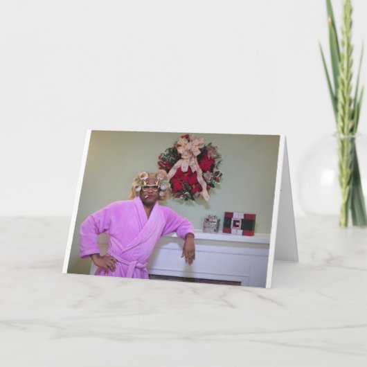 クリユーモアのあるスマスカード シーズンカード (正面)