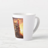 クリリアン・ボブテール・キャット カフェラテマグ (右アングル)