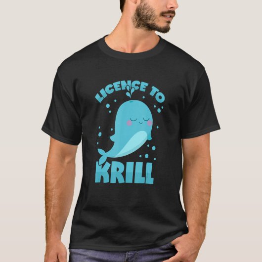クリルに対するホエールプンライセンス Tシャツ (正面)