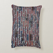 クリンカーれんが（泣き臼付き）アクセント枕 アクセントクッション (裏面(縦))