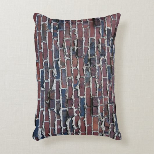 クリンカーれんが(泣き臼付き)アクセント枕 アクセントクッション (正面(垂直))