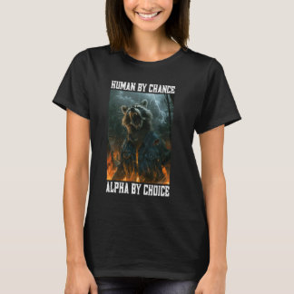 クリンガーアルファラクーンミームクリンギー動物 Tシャツ