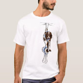 クリンギリバーホワイトスリンガースパニエル犬 Tシャツ (正面)