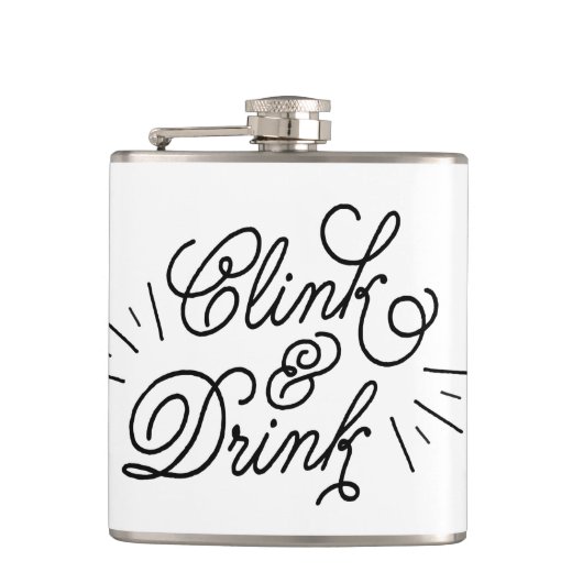 クリンクとドリンク フラスク (正面)