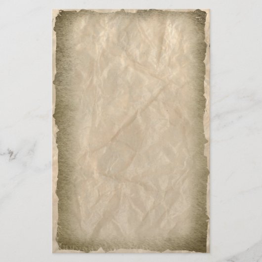 クリンクル上の焼き付きエッジ紙 便箋 (正面)