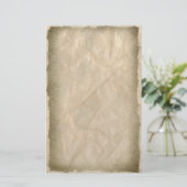 クリンクル上の焼き付きエッジ紙 便箋 (スタンド正面)