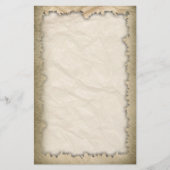 クリンクル上の焼き付きエッジ紙 便箋 (正面)