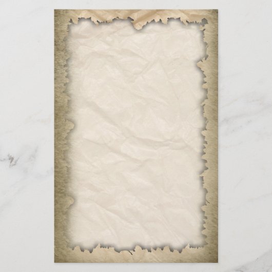 クリンクル上の焼き付きエッジ紙 便箋 (正面)