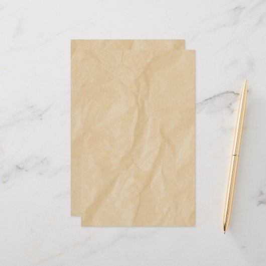 クリンクル紙背景文房具 便箋 (正面/裏面インサイチュ)